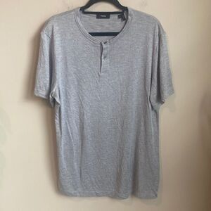 Theory Mens Gray Shirt L